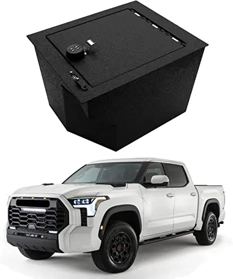 Consola Central TOYOTA Tundra OEM, Almacenamiento Seguro De Armas Con
