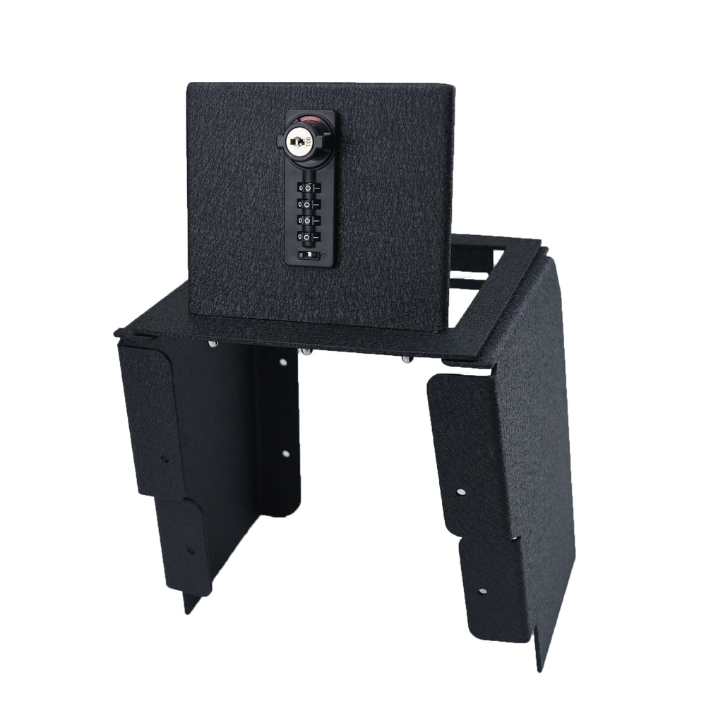 Ford Ranger Center Console Safe (4-Digit Combo Lock with Key) : 2019-2023