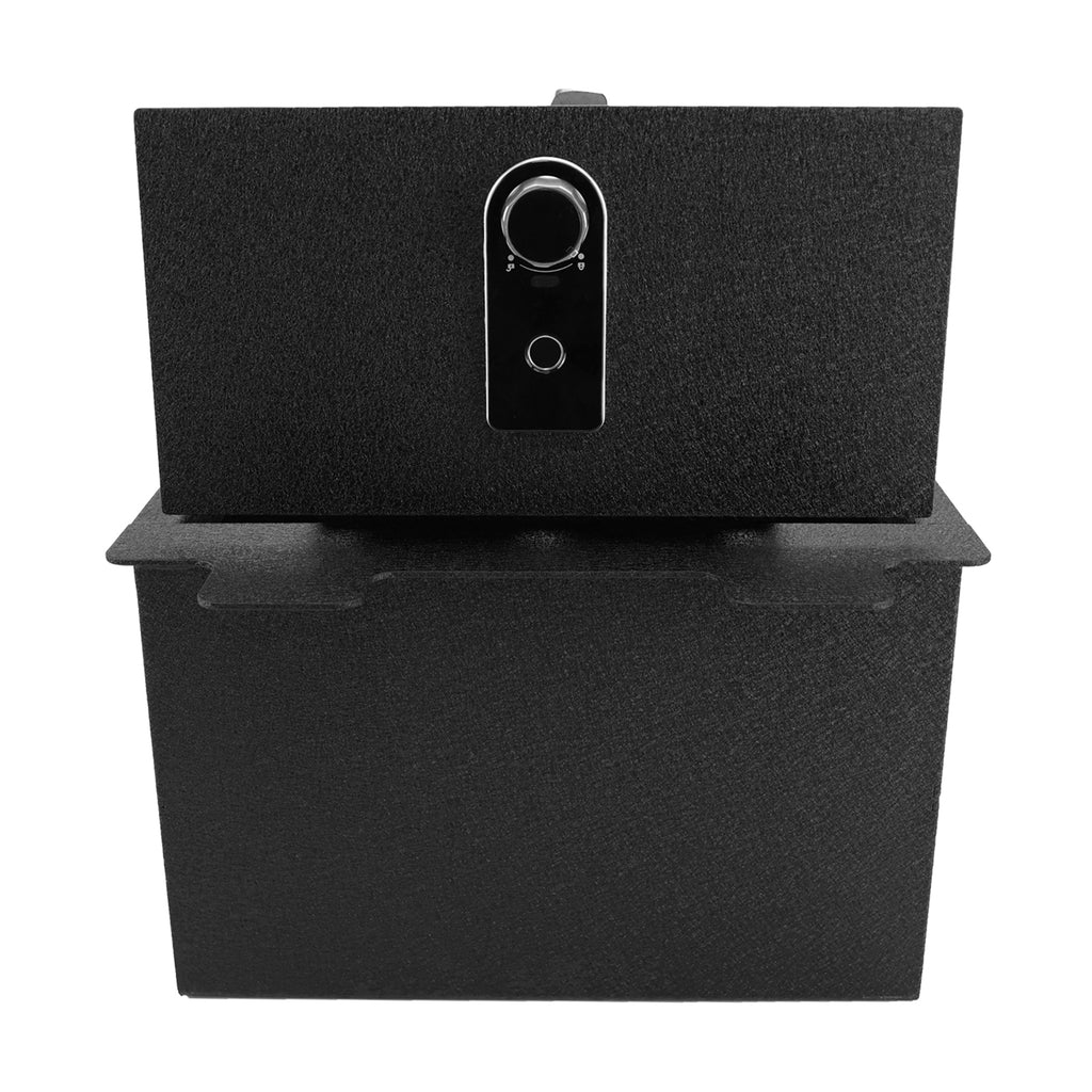 Pro Chevy Silverado 1500/2500/3500 and GMC Sierra 1500/2500/3500 Center Console Safe (Fingerprint Lock with Key) : 2019-2022