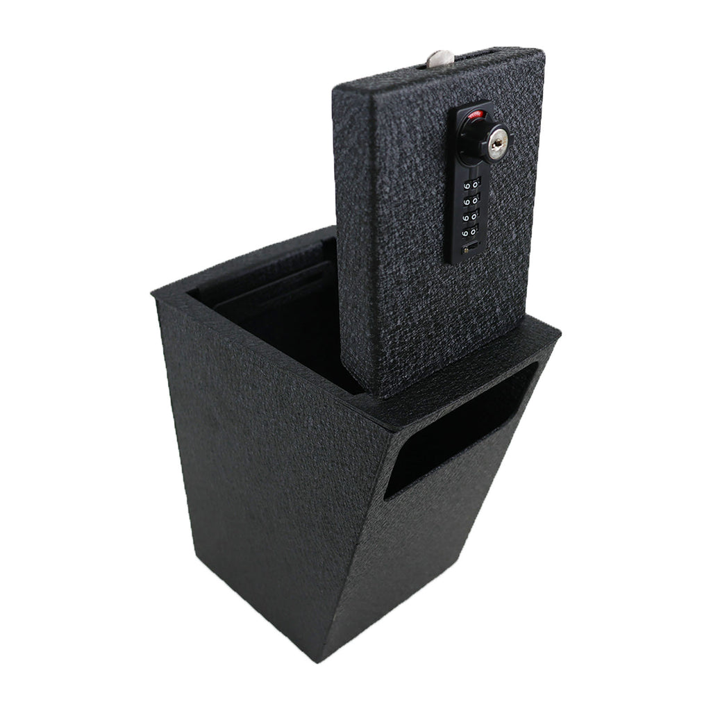Hyundai Santafe Center Console Safe (4-Digit Combo Lock with Key) : 2021-2023