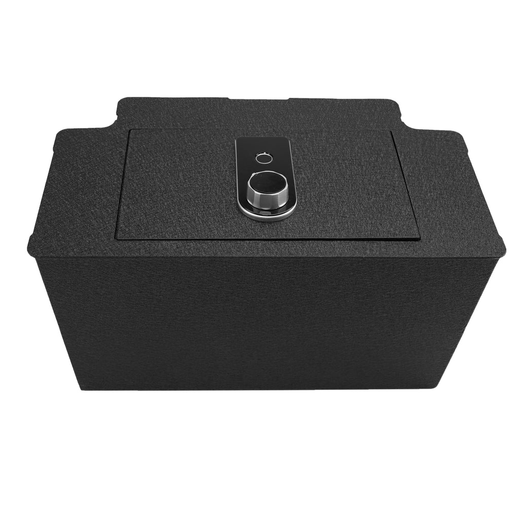 Pro Chevy Silverado 1500 and GMC Sierra 1500/2500/3500 Center Console Safe  (Fingerprint Lock with Key) 2023-2026