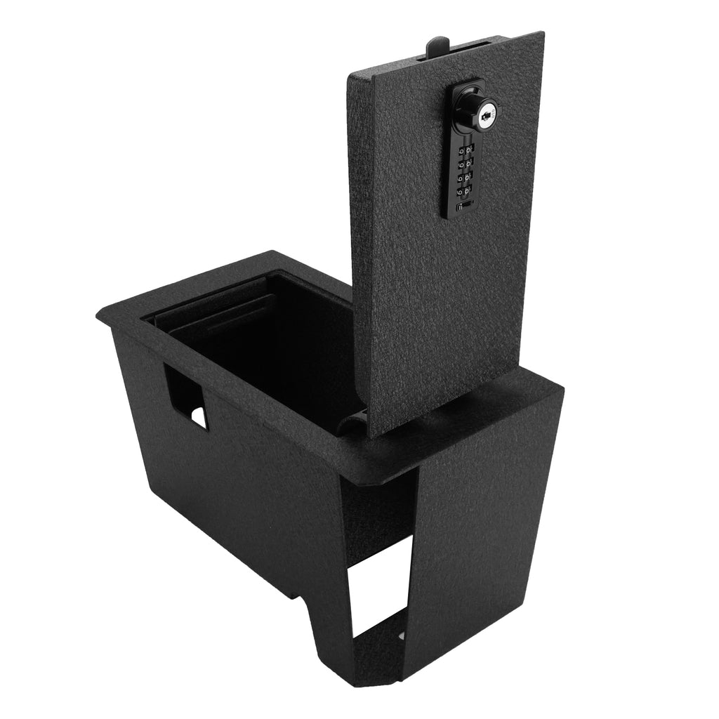 Pro Toyota Tundra and Toyota Sequoia Center Console Safe (4-Digit Combo Lock with Key) : 2022-2026