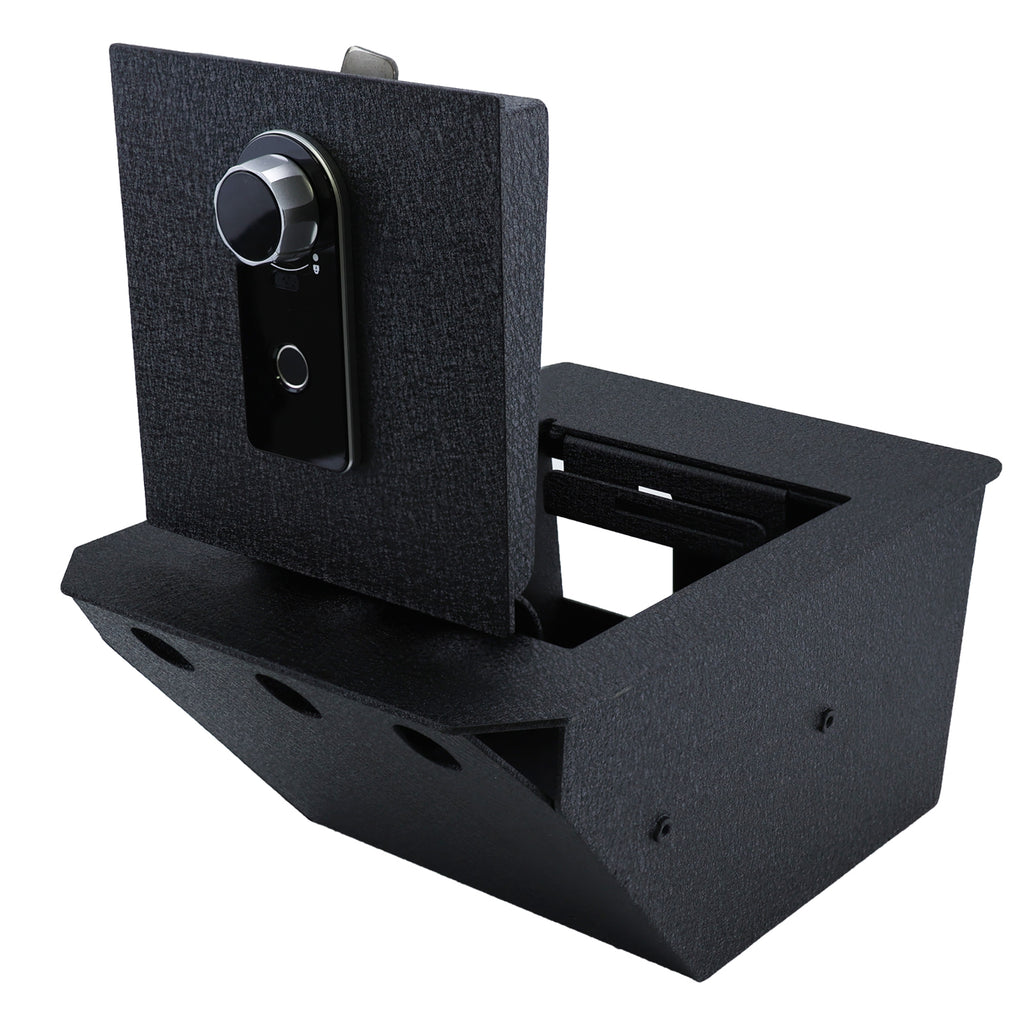 Pro Tesla Cybertruck Center Console Safe (Fingerprint Lock with Key) : 2024-2025