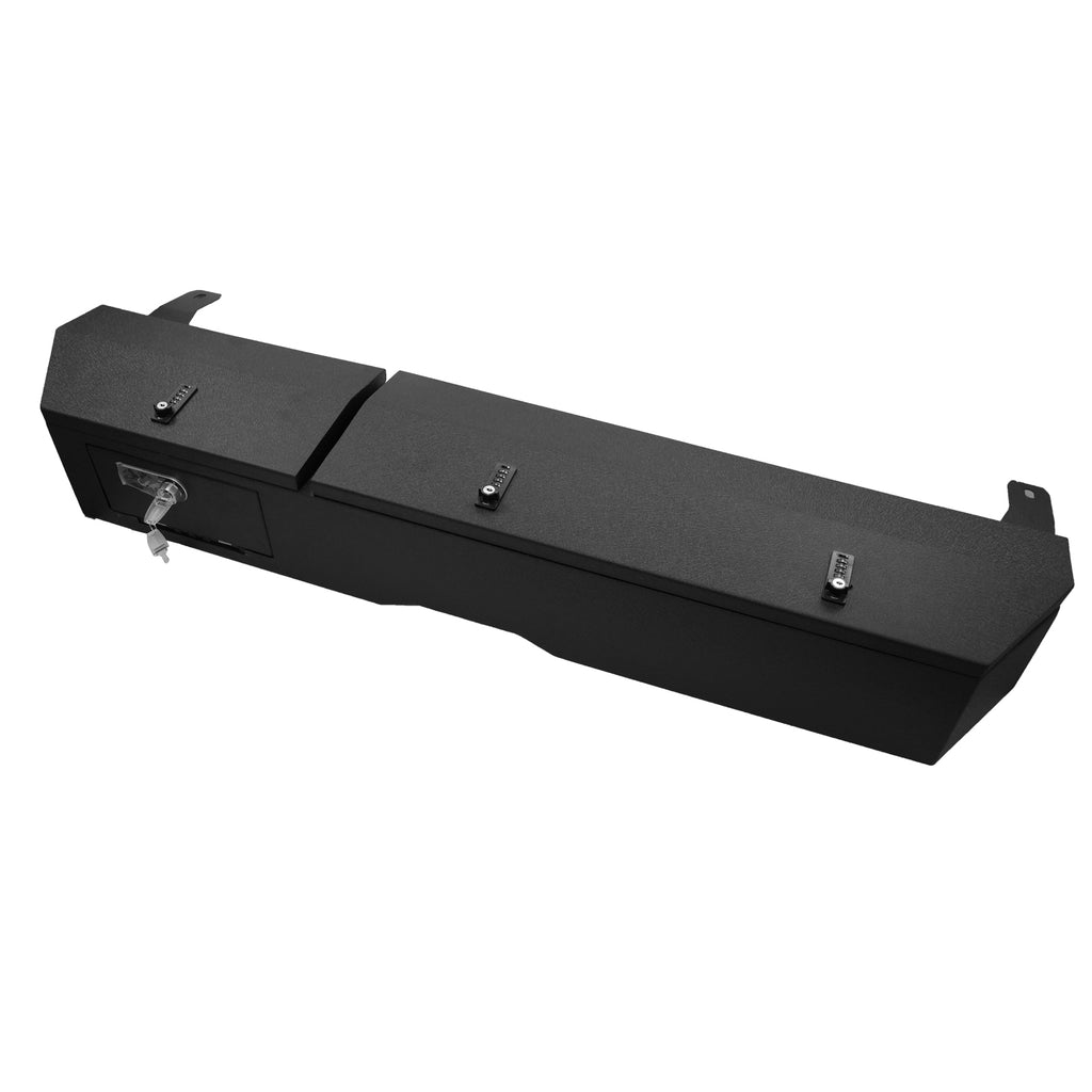 Chevrolet Silverado 1500 (4 door model) Underseat Console Safe (Fingerprint Lock with Key) : 2019-2026