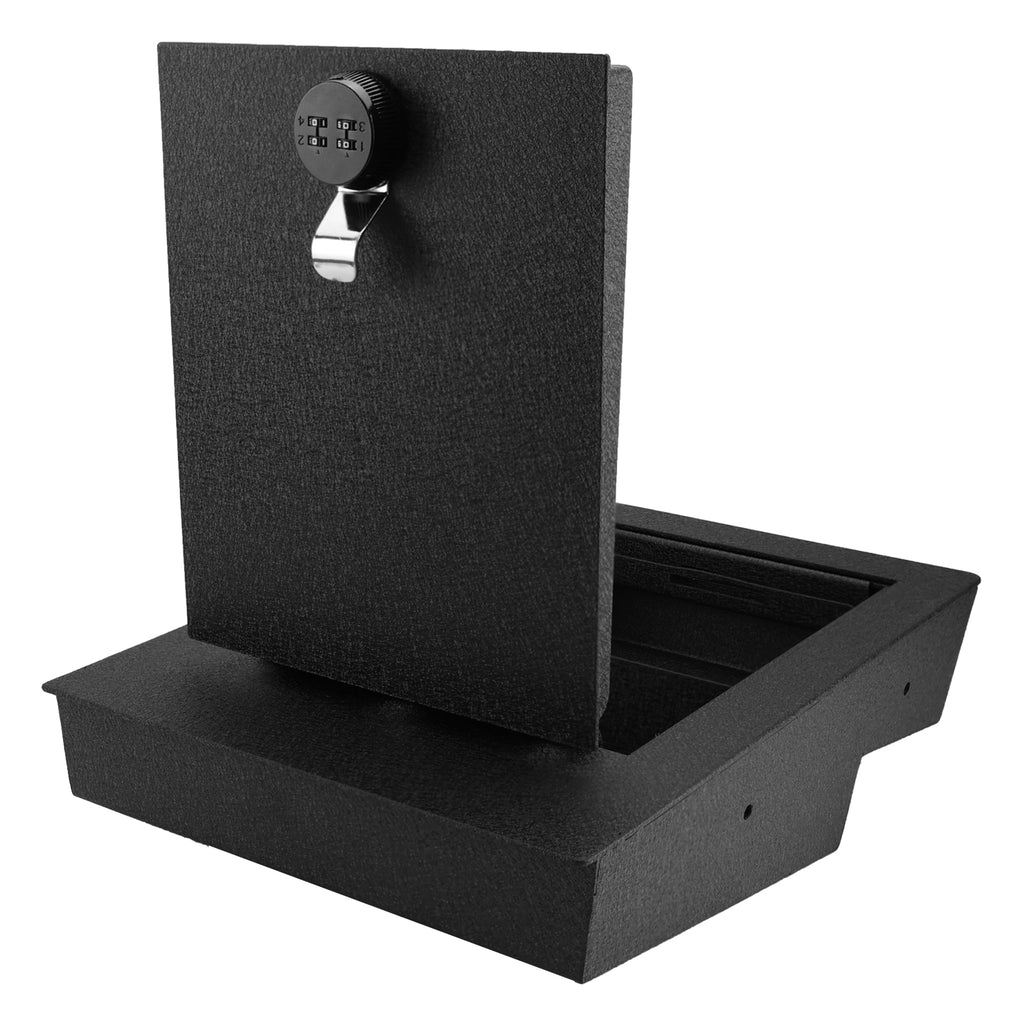 Pro Chevy Silverado 1500/2500/3500 and GMC Sierra 1500/2500/3500 Under Bench Seat Safe (4-Digit Combo Lock) : 2014-2019