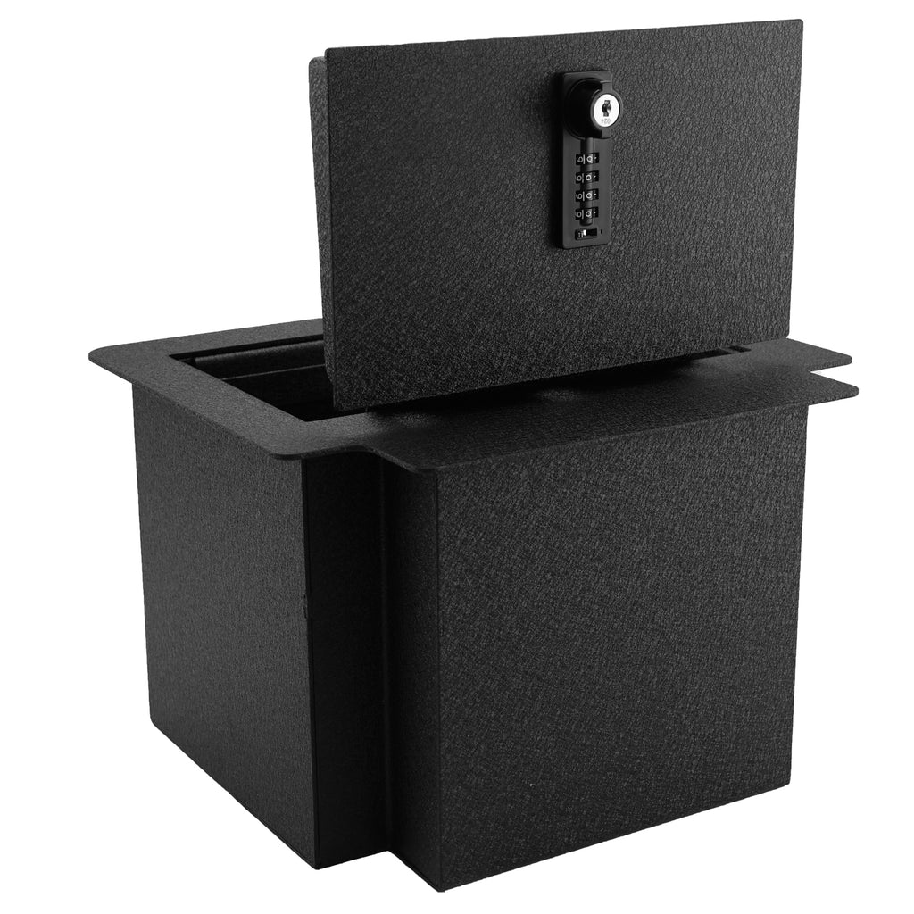 Pro Chevy Suburban/Tahoe and GMC Yukon Denali and GMC Yukon/Yukon XL Console Safe (4-Digit Combo Lock with Key) : 2021-2025