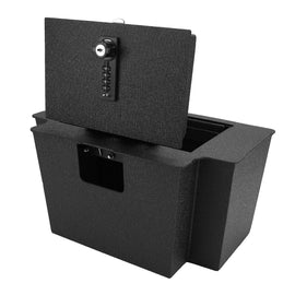 Pro Chevy Silverado 1500 and GMC Sierra 1500/2500/3500 Center Console Safe (4-Digit Combo Lock with Key) : 2023-2026