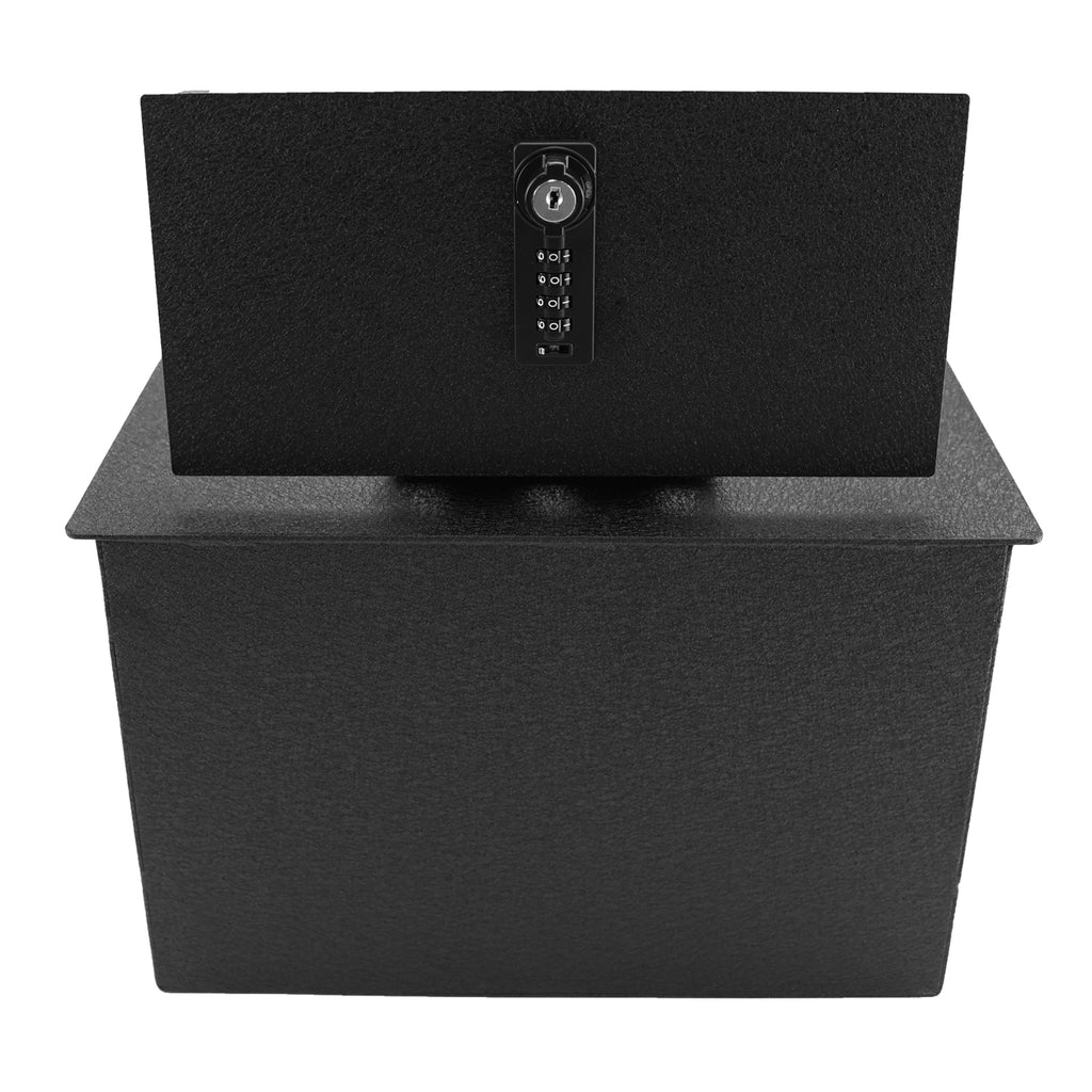 Pro Chevy Suburban Chevy Tahoe/Silverado and GMC Yukon/Yukon XL/Sierra 1500/2500/3500 Center Console Safe (4-Digit Combo Lock with Key) : 2014-2020