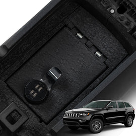 Jeep Grand Cherokee and Dodge Durango Center Console Safe (4-Digit Combo Lock) : 2011-2022