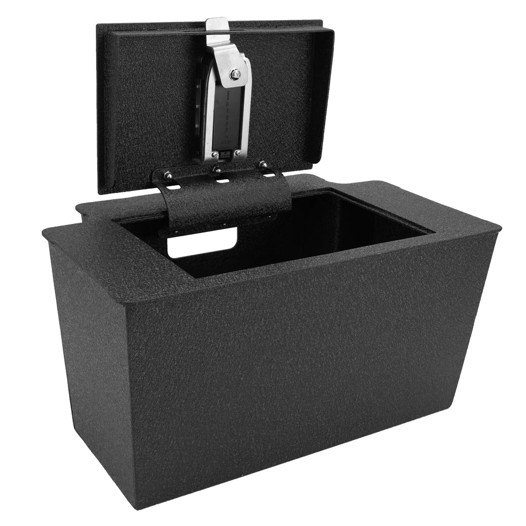 Pro Chevy Silverado 1500 and GMC Sierra 1500/2500/3500 Center Console Safe  (Fingerprint Lock with Key) 2023-2026