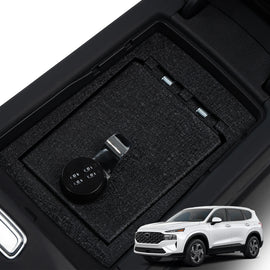Hyundai Santafe Center Console Safe (4-Digit Combo Lock) : 2021-2023