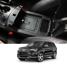 Load image into Gallery viewer, Ford Explorer Center Console Safe (4-Digit Combo Lock with Key) : 2013-2019