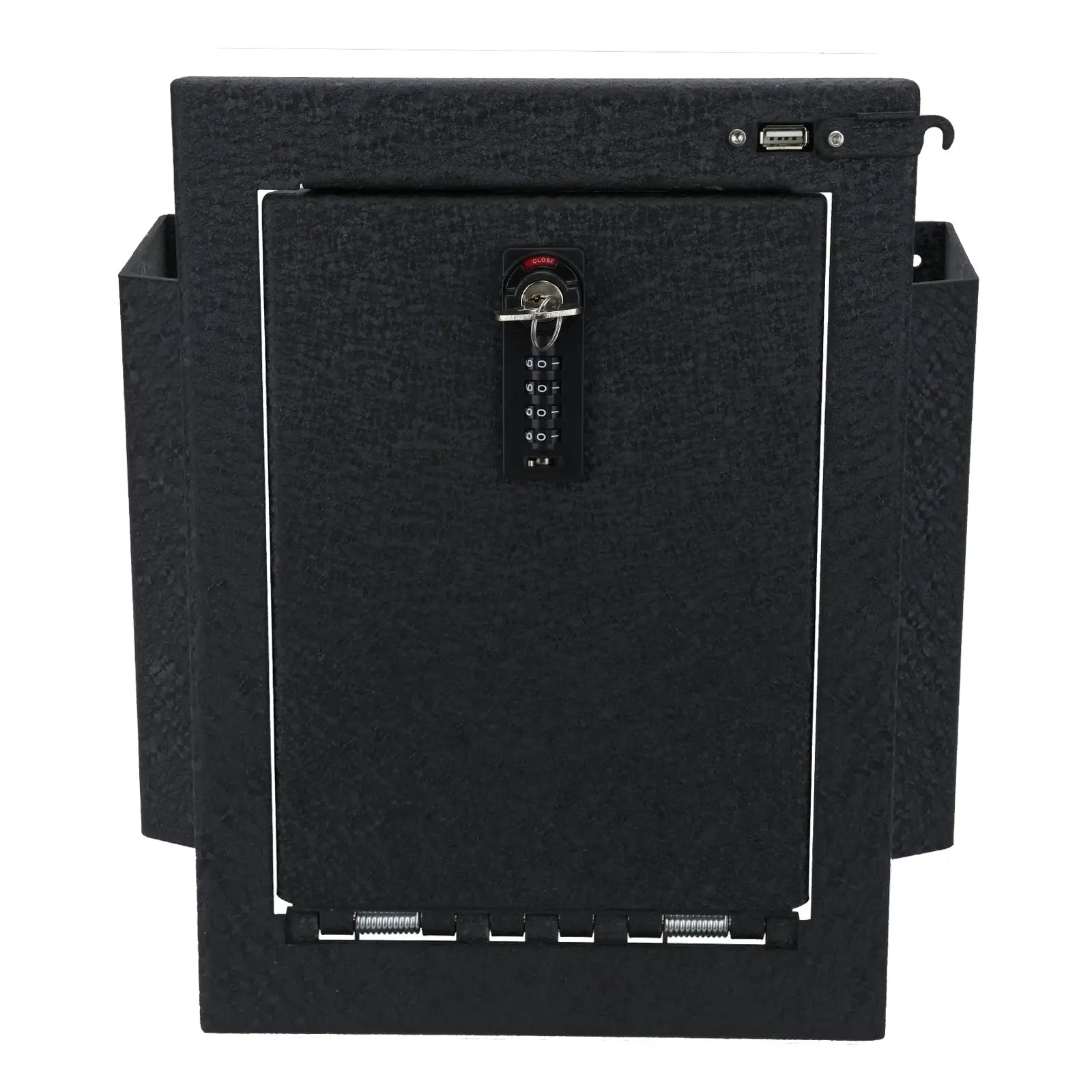 HECASA Center Console Safe For Ford F-150 & Raptor 2009-2014 – 3-Digit Lock, Secure Storage Vault