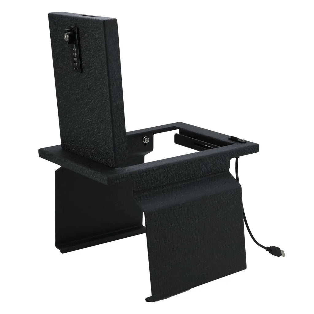 2012-2014 Ford F150 Ford Raptor and Ford Platinum console 4-digit combo lock with key gun safe 4