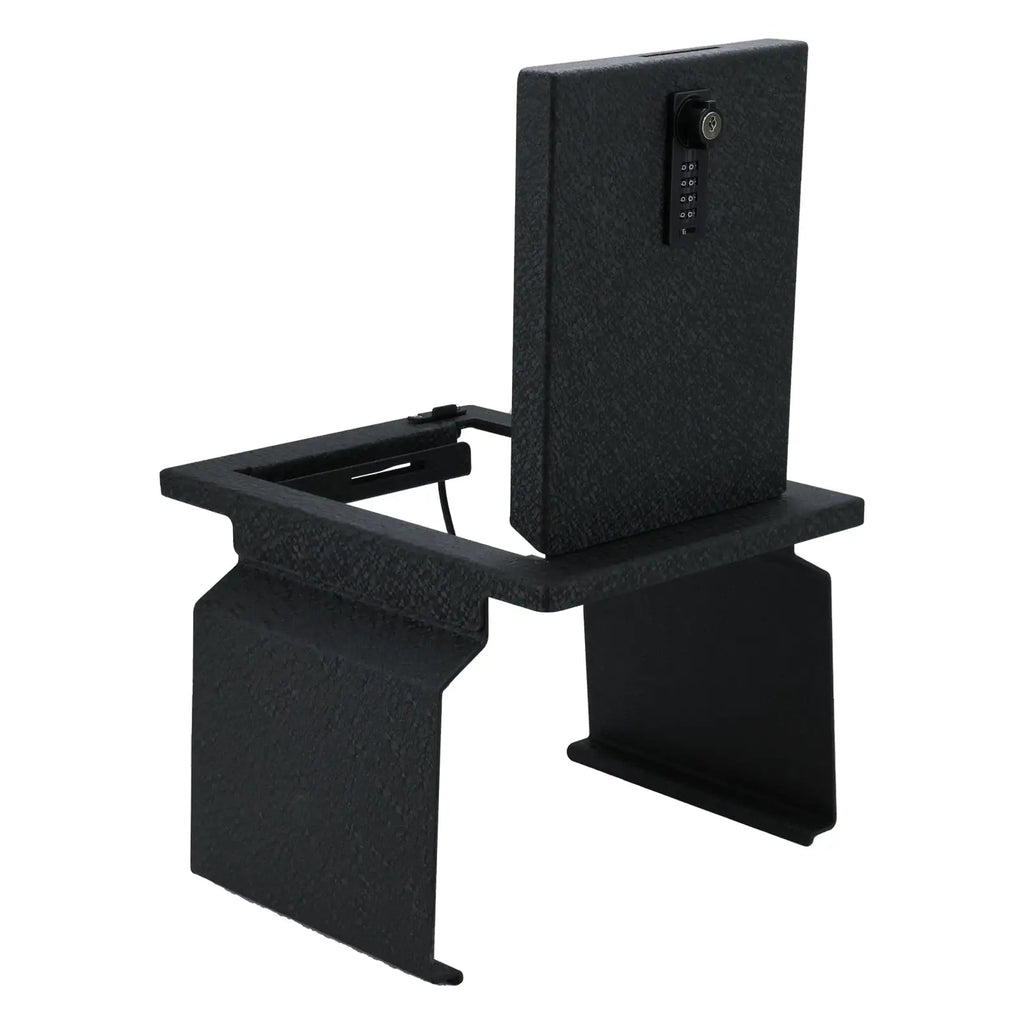 2012-2014 Ford F150 Ford Raptor and Ford Platinum console 4-digit combo lock with key gun safe 5