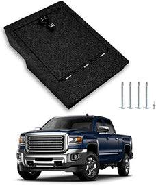 2014-2020 Chevrolet Silverado 1500 2500 3500 and GMC Sierra 1500 2500 3500 under seat console 4-digit combo lock gun safe 2