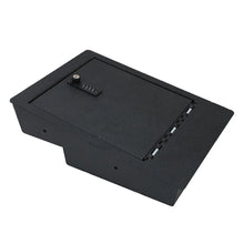 Cargar imagen en el visor de la galería, 2014-2020 Chevrolet Silverado 1500 2500 3500 and GMC Sierra 1500 2500 3500 under seat console 4-digit combo lock with key gun safe 1