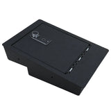 Chevy Silverado 1500/2500/3500 and GMC Sierra 1500/2500/3500 Under Bench Seat Safe (Fingerprint Lock with Key) : 2014-2019