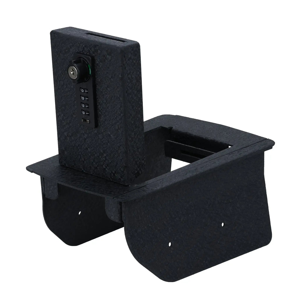 2014-2020 Jeep Grand Cherokee without CD console 4-digit combo lock with key gun safe 5
