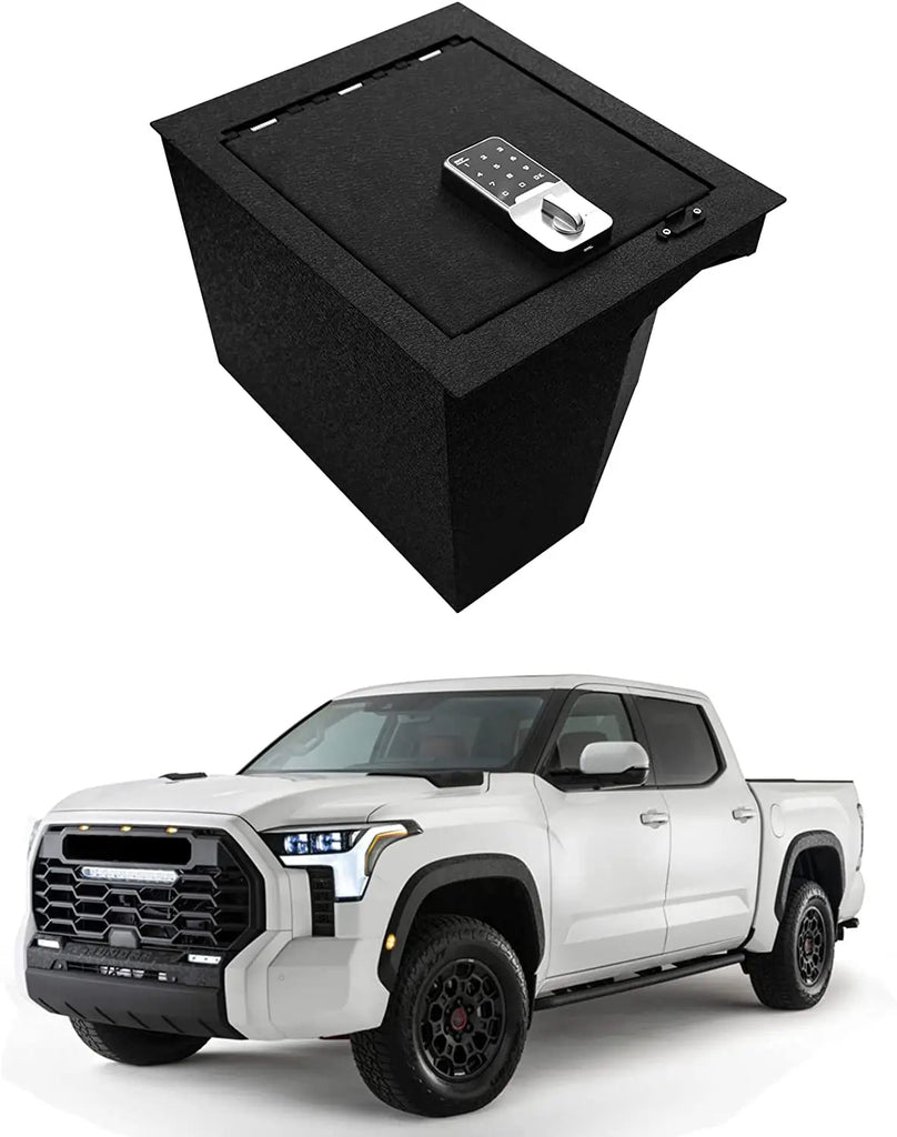 2014-2022 Toyota Tundra console electronic keypad lock gun safe 1