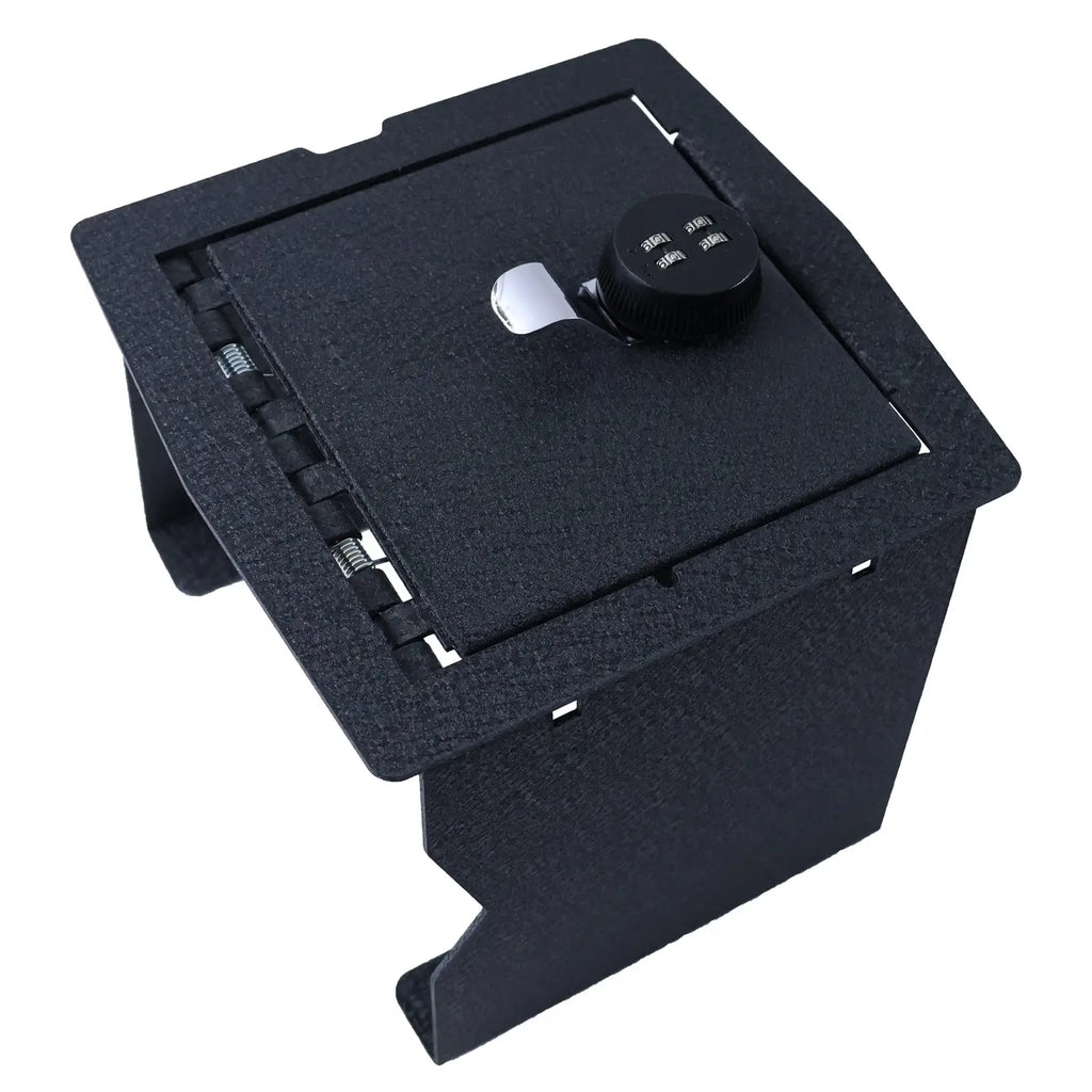 2018-2024 Jeep Wrangler JL and Jeep Gladiator console 4-digit combo lock gun safe 2