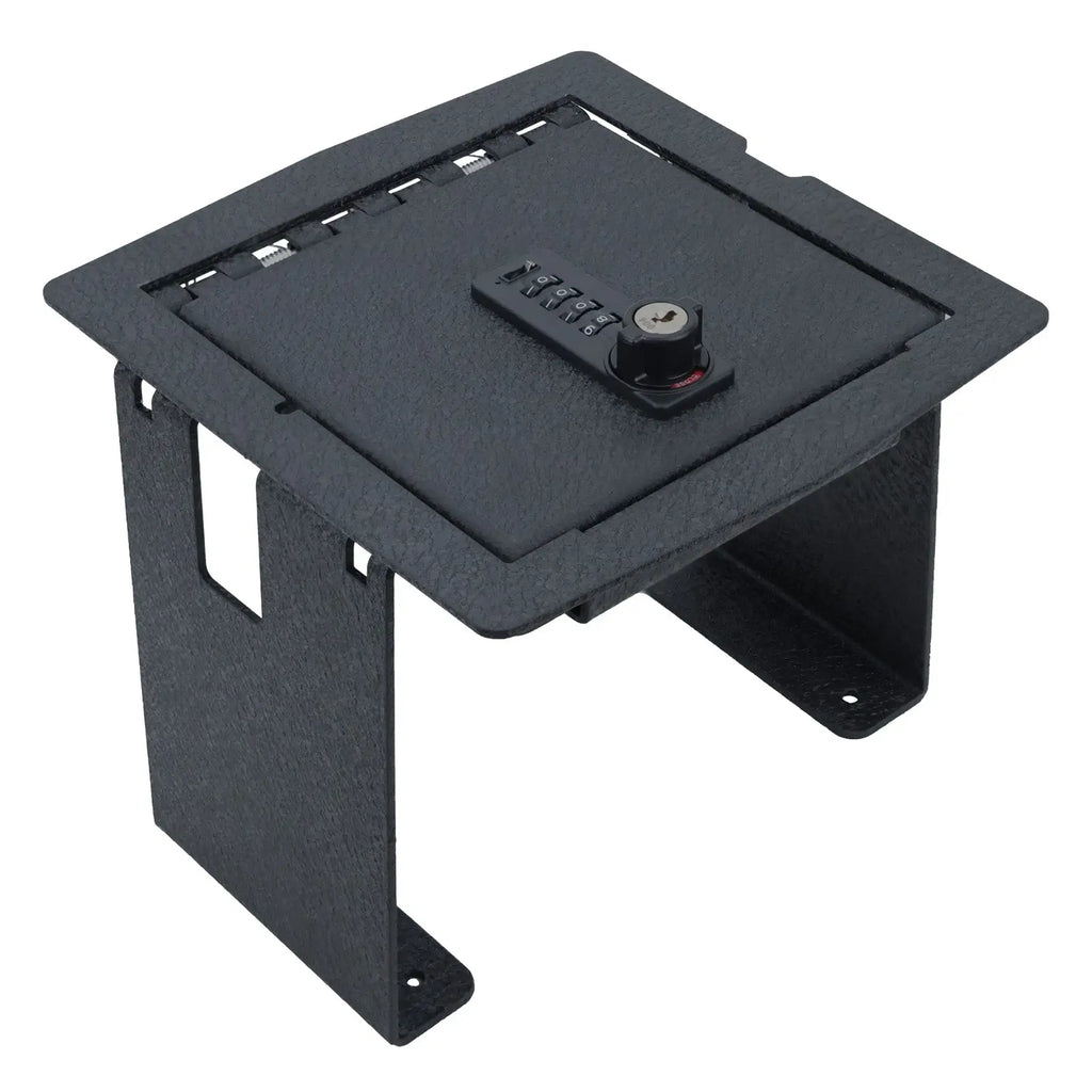2018-2024 Jeep Wrangler JL and Jeep Gladiator console 4-digit combo lock with key gun safe 1