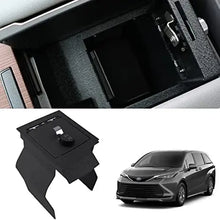Load image into Gallery viewer, 2021-2024 Toyota Sienna console 4-digit combo lock gun safe-1