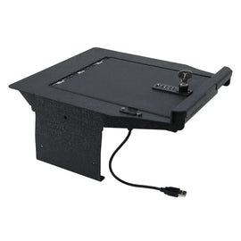 2021-2024 Ford F150 and Ford F150 Lightning console 4-digit combo lock with key gun safe 1