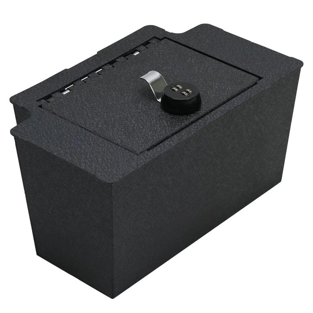2022-2024 Chevrolet Silverado and GMC Sierra 1500 2500 3500 console 4-digit combo lock gun safe 5