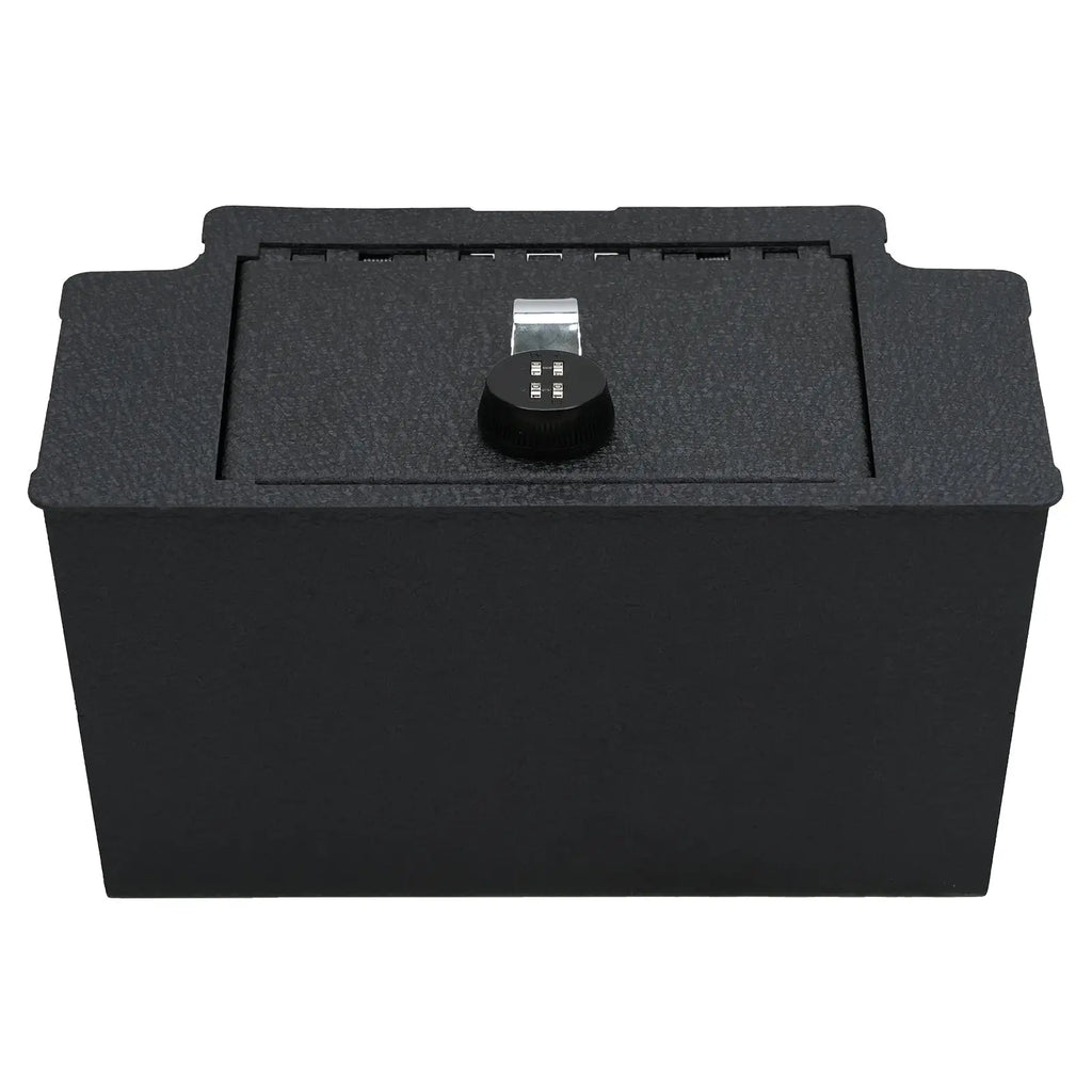 2022-2024 Chevrolet Silverado and GMC Sierra 1500 2500 3500 console 4-digit combo lock gun safe 6