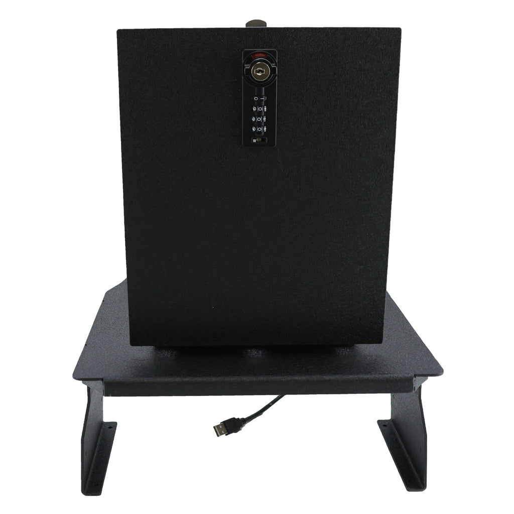 Pro Ford F-150/ F-150 Lightning Center Console Safe (4-Digit Combo Lock with Key) : 2021-2024