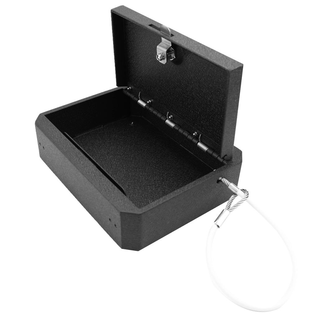 WASAI Heavy-Duty Under Seat Car Gun Safe - Mechanical Pistol Vault