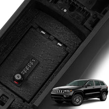 Load image into Gallery viewer, Jeep Grand Cherokee and Dodge Durango Center Console Safe (4-Digit Combo Lock with Key) : 2014-2020