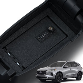 Ford Escape Center Console Safe (4-Digit Combo Lock with Key) : 2020-2025