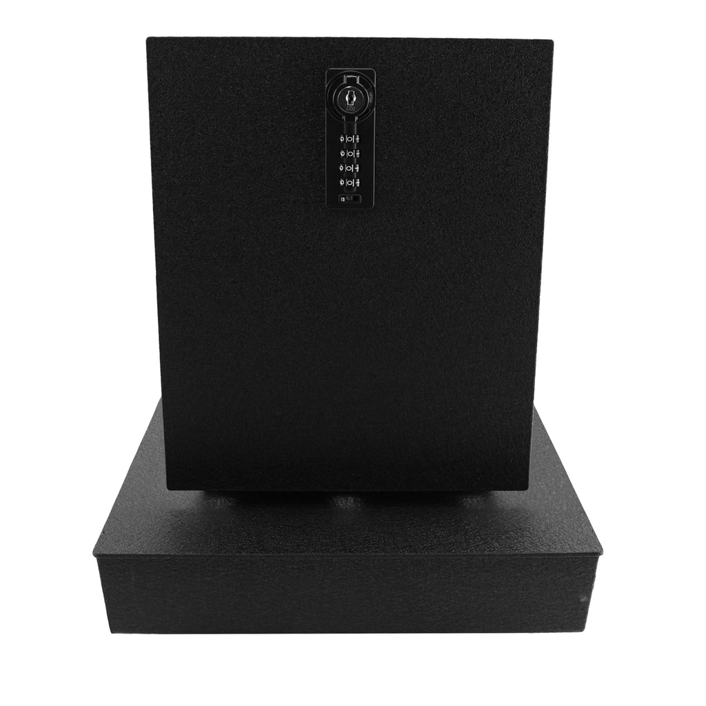 Pro Chevy Silverado 1500/2500/3500 and GMC Sierra 1500/2500/3500 Under Bench Seat Safe (4-Digit Combo Lock with Key) : 2014-2019