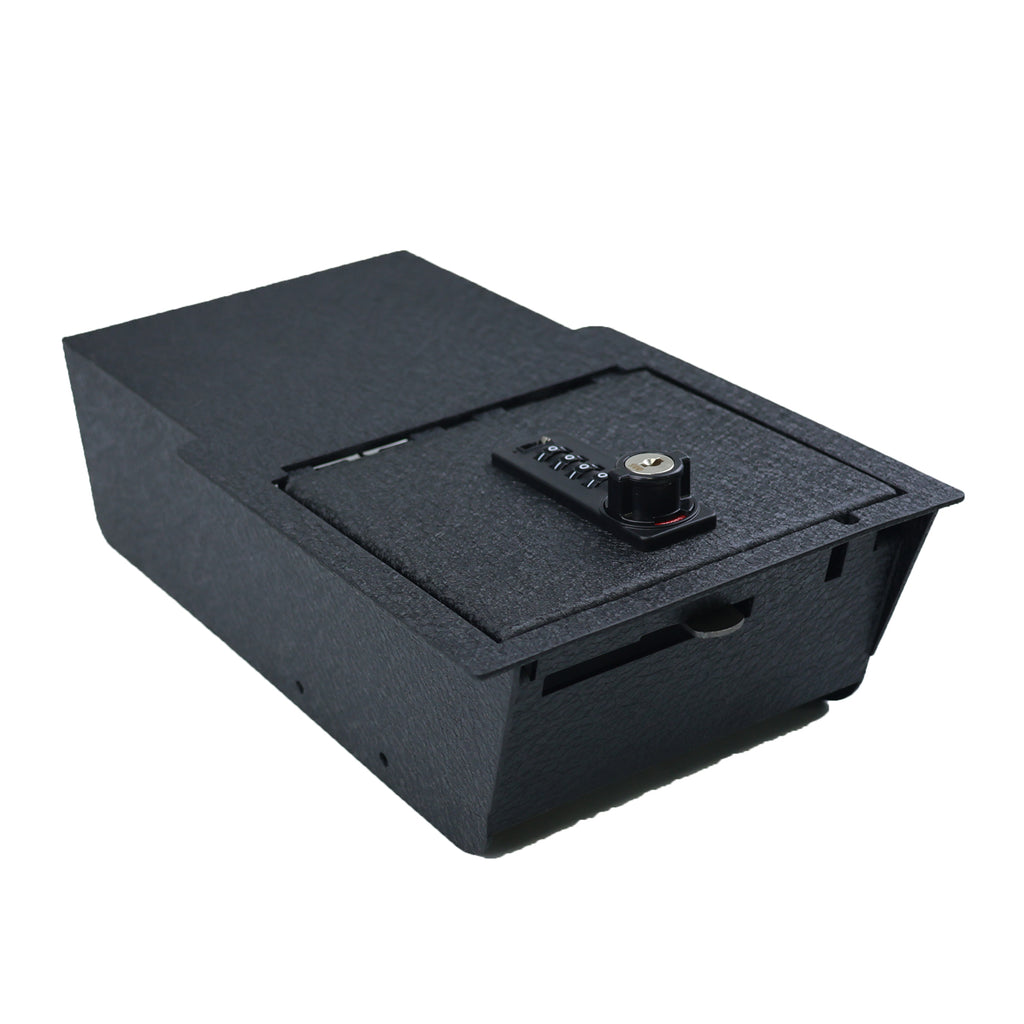 Tesla Model Y 2021-2024, Model 3 2021-2023 Center Console Safe (4-Digit Combo Lock with Key)