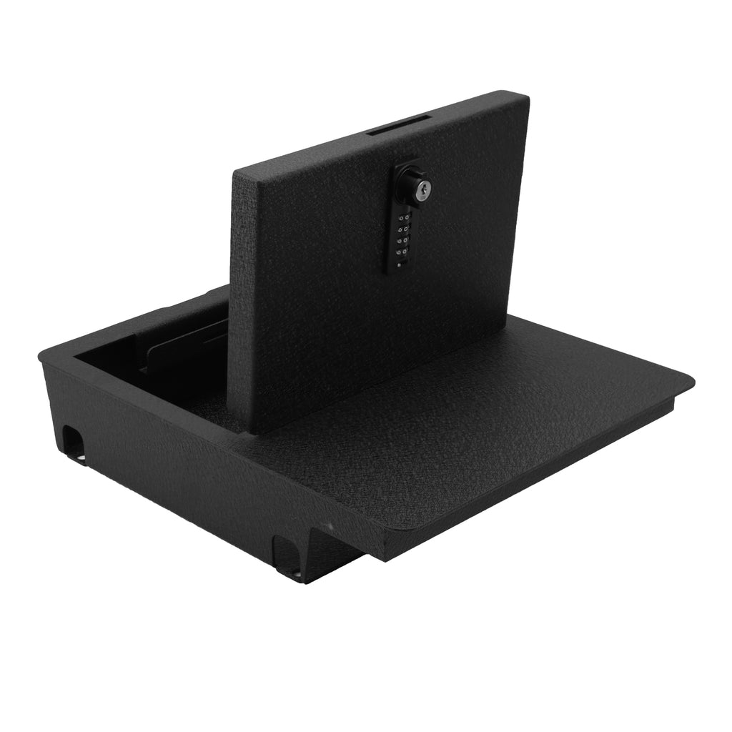 Dodge Ram 1500/2500/3500 Underseat Console Safe (4-Digit Combo Lock with Key) : 2006-2019