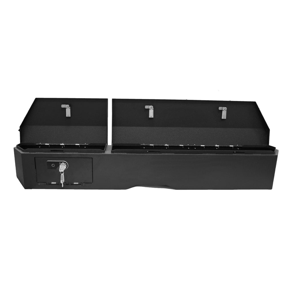 Chevrolet Silverado 1500 (4 door model) Underseat Console Safe (Fingerprint Lock with Key) : 2019-2026