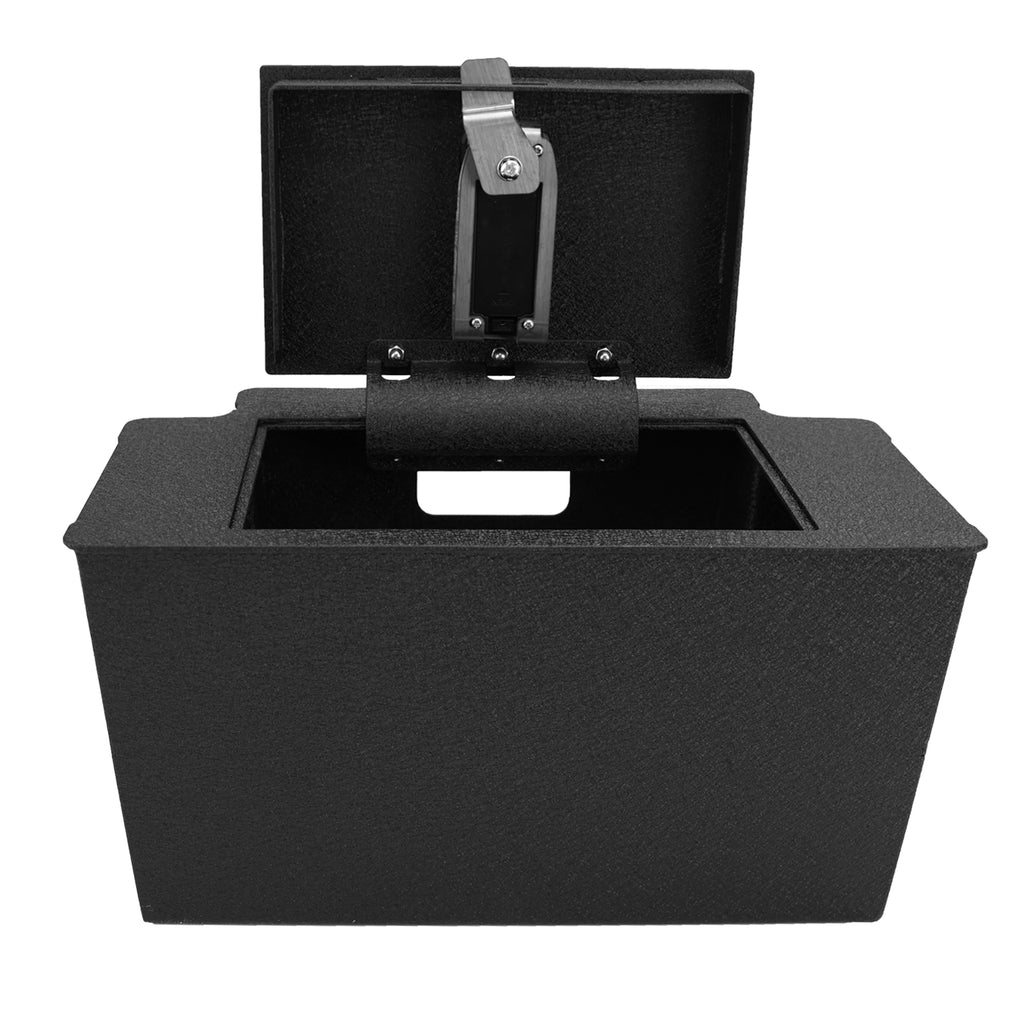 Pro Chevy Silverado 1500 and GMC Sierra 1500/2500/3500 Center Console Safe  (Fingerprint Lock with Key) 2023-2026