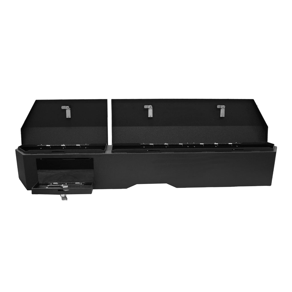 Chevrolet Silverado 1500 (4 door model) Underseat Console Safe (Fingerprint Lock with Key) : 2019-2026