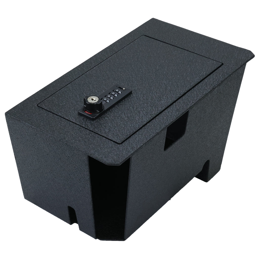 Pro Toyota Tundra and Toyota Sequoia Center Console Safe (4-Digit Combo Lock with Key) : 2022-2026