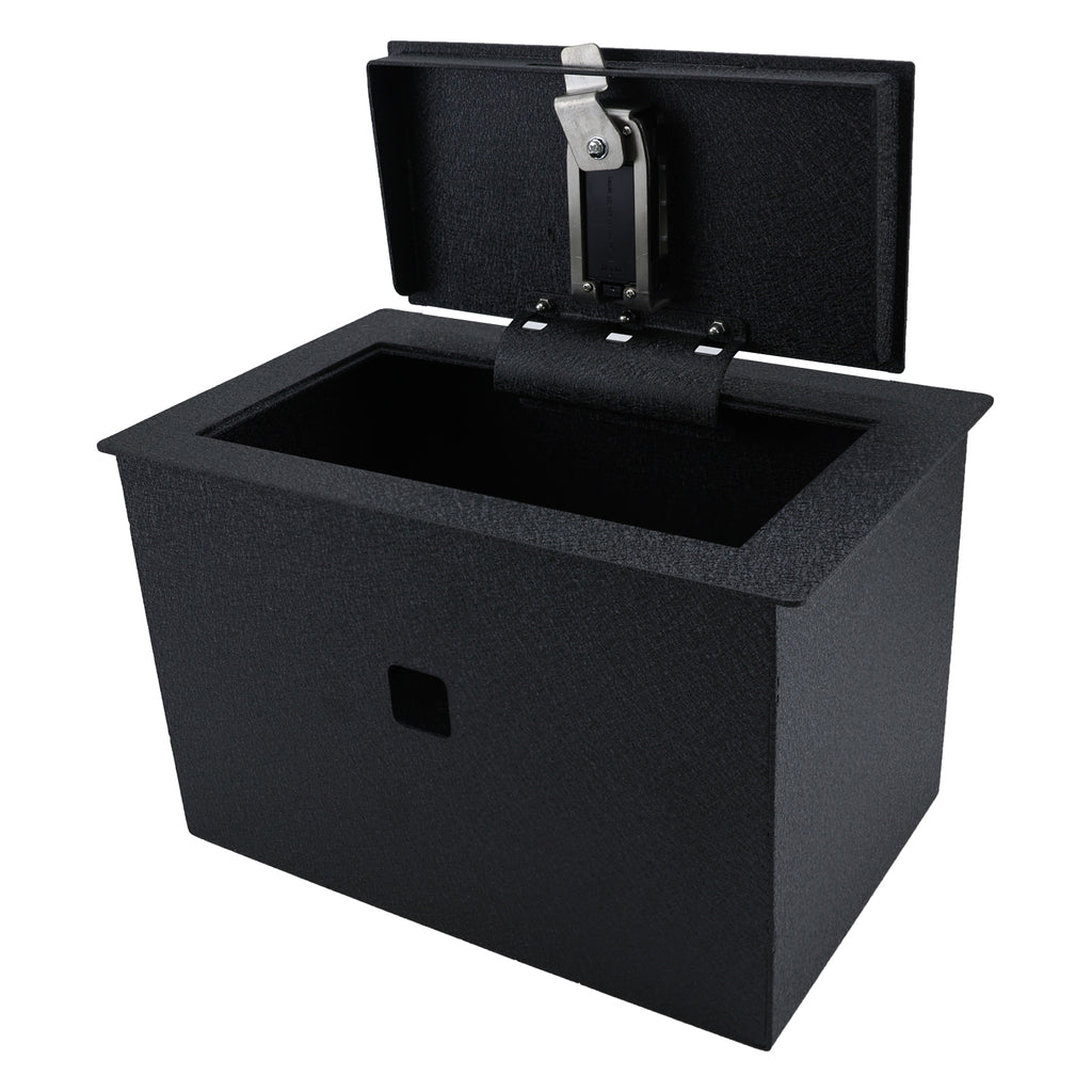 Pro Chevy Suburban Chevy Tahoe/Silverado and GMC Yukon/Yukon XL/Sierra 1500/2500/3500 Center Console Safe (Fingerprint Lock with Key) : 2014-2020