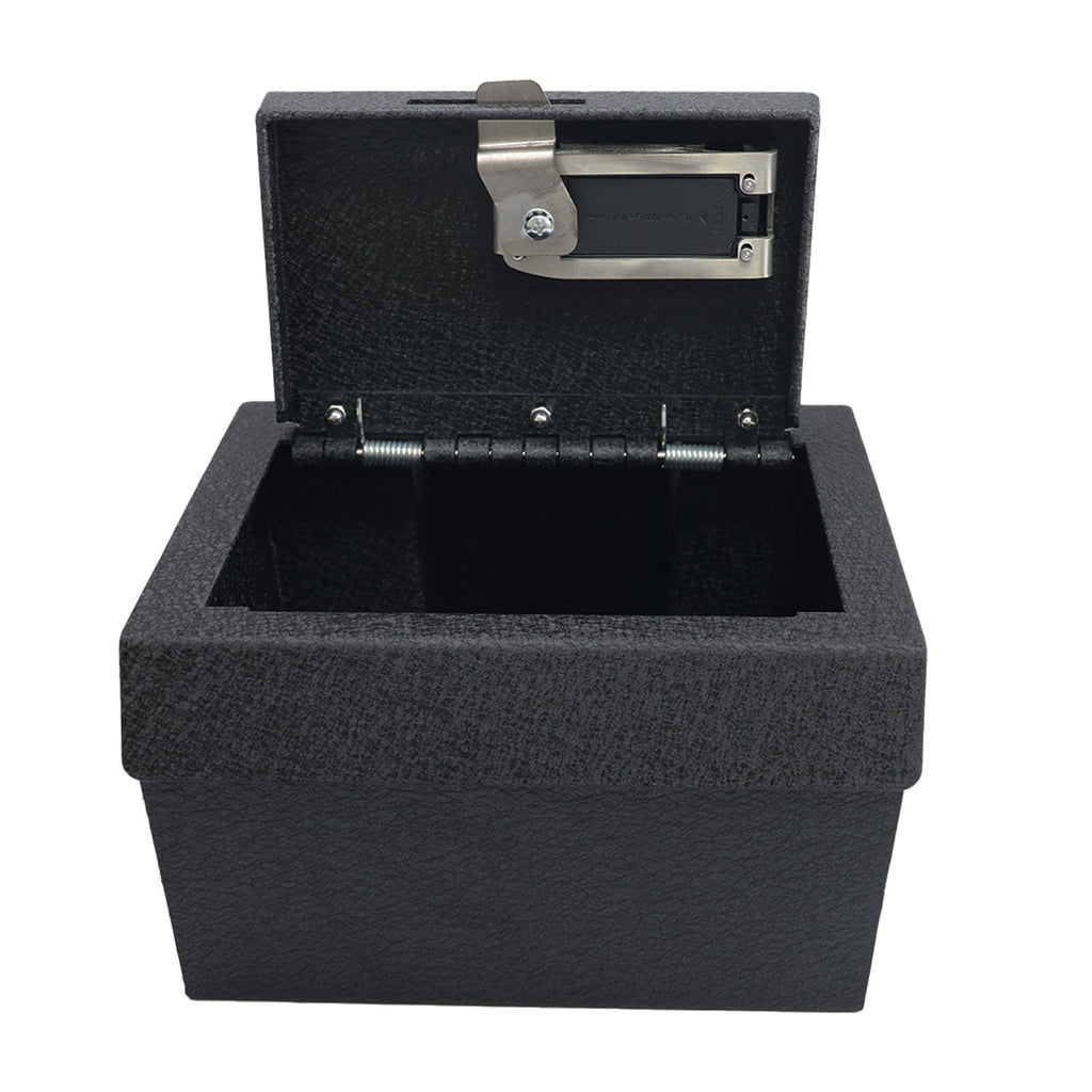 Chevrolet Silverado EV/ GMC Sierra EV Center Console Safe (Fingerprint Lock with Key) : 2024-2025