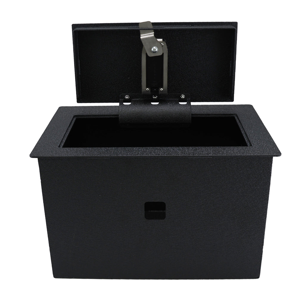 Pro Chevy Suburban Chevy Tahoe/Silverado and GMC Yukon/Yukon XL/Sierra 1500/2500/3500 Center Console Safe (Fingerprint Lock with Key) : 2014-2020