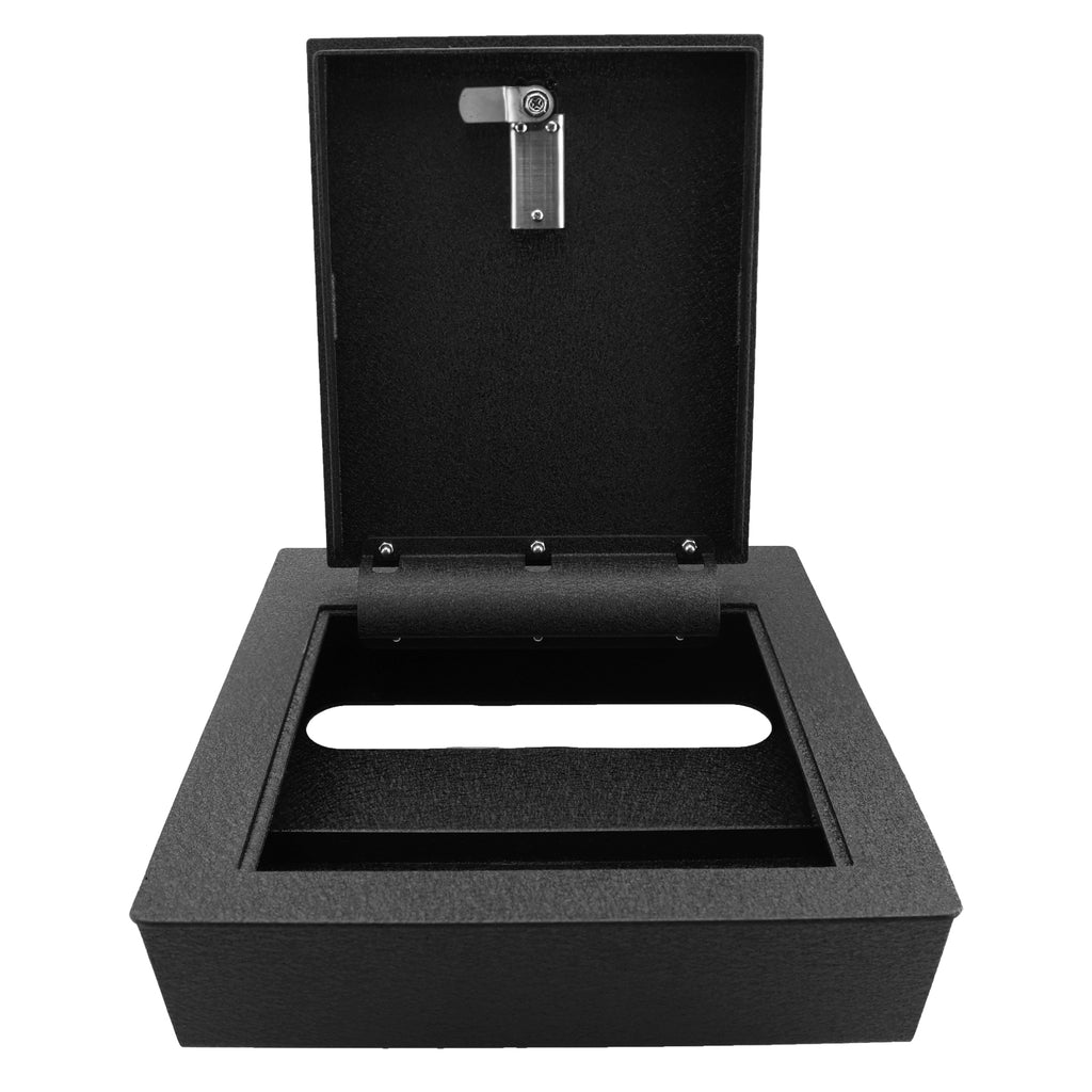 Pro Chevy Silverado 1500/2500/3500 and GMC Sierra 1500/2500/3500 Under Bench Seat Safe (4-Digit Combo Lock with Key) : 2014-2019