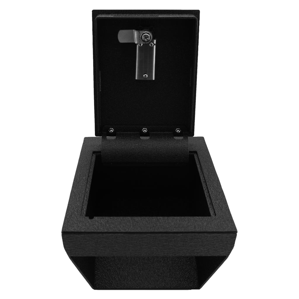 Pro Tesla Model S and Model X Center Console Safe (4-Digit Combo Lock with Key) : 2021-2025