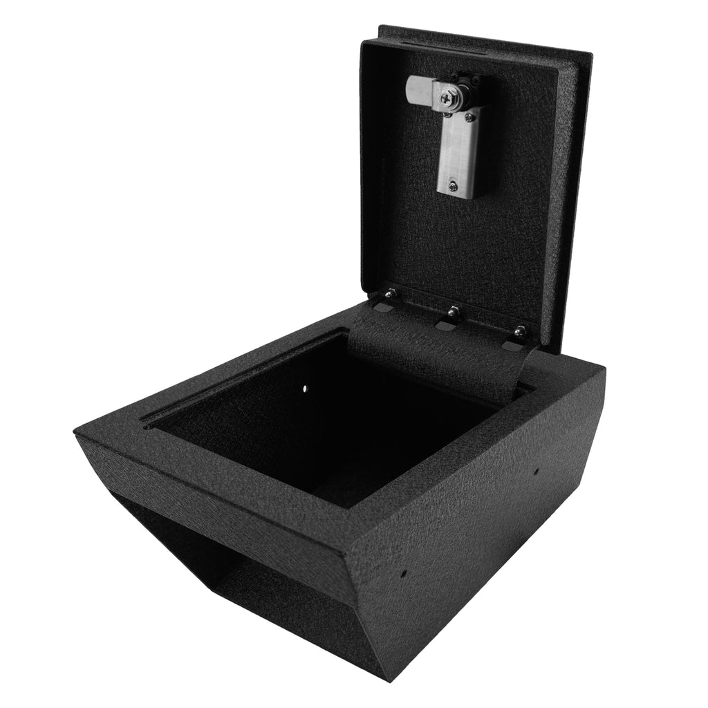 Pro Tesla Model S and Model X Center Console Safe (4-Digit Combo Lock with Key) : 2021-2025