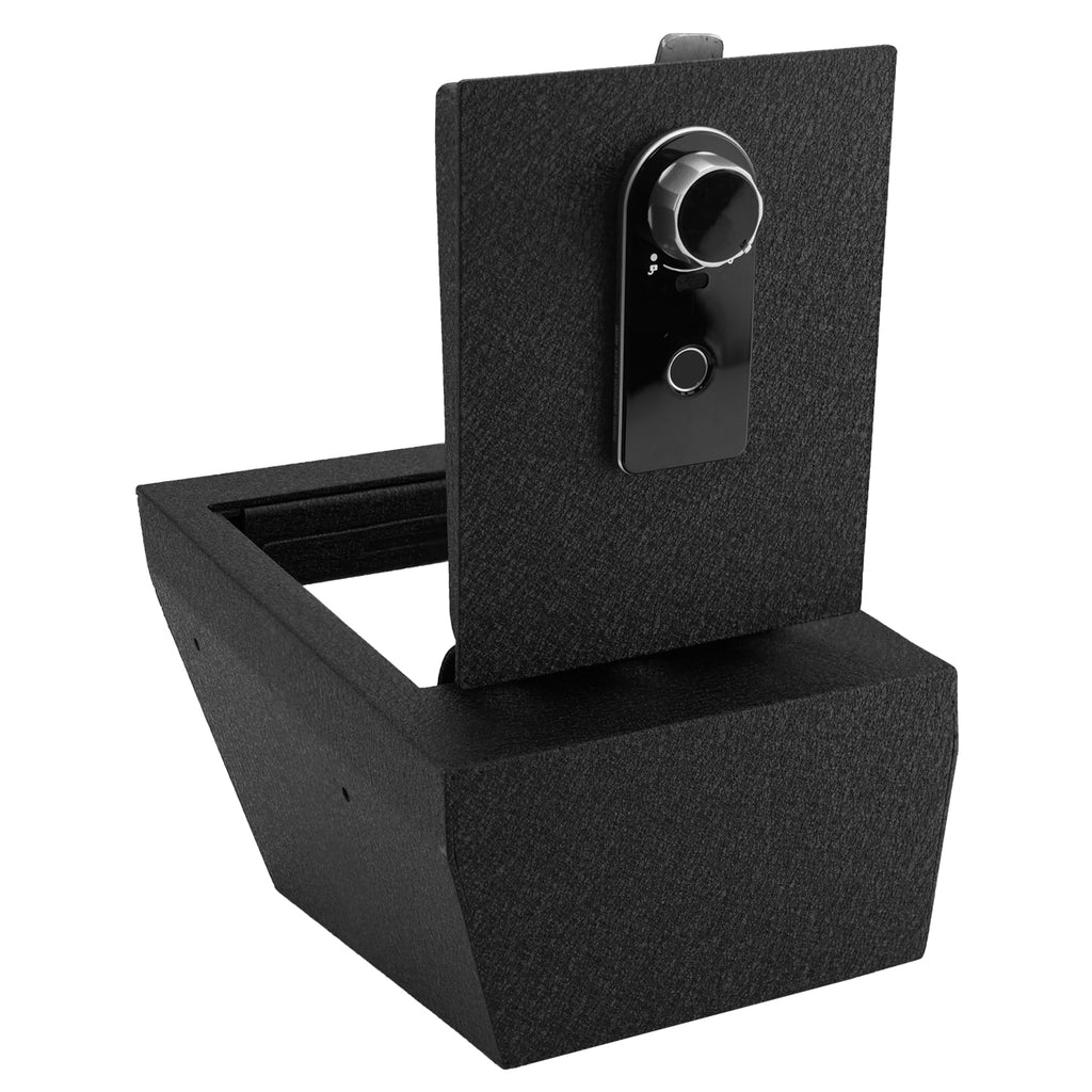 Pro Tesla Model S and Model X Center Console Safe (Fingerprint Lock with Key) : 2021-2025