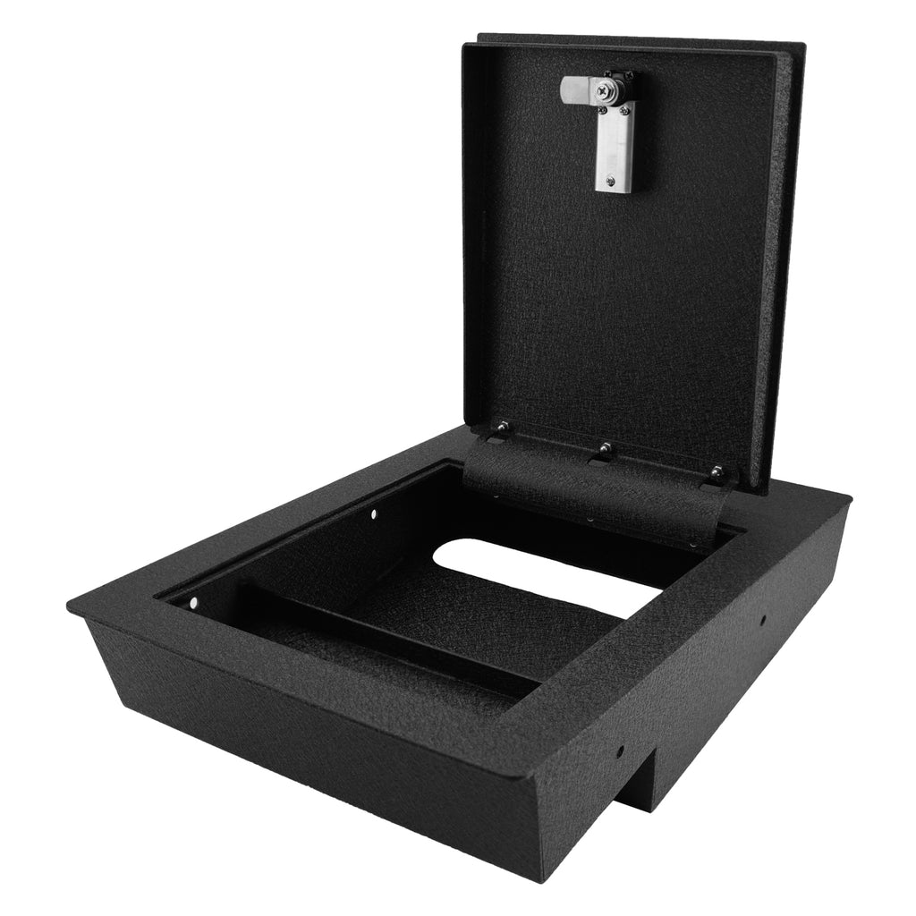 Pro Chevy Silverado 1500/2500/3500 and GMC Sierra 1500/2500/3500 Under Bench Seat Safe (4-Digit Combo Lock with Key) : 2014-2019