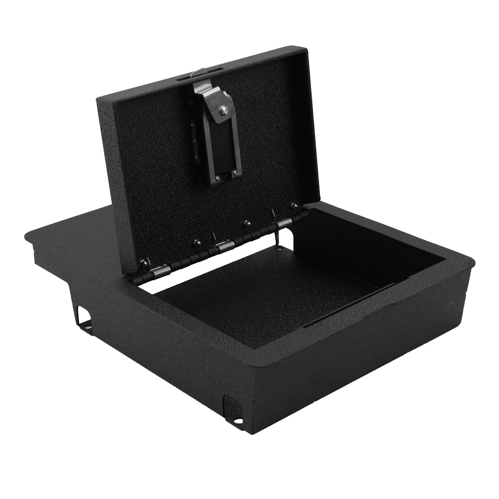 Dodge Ram 1500/2500/3500 Underseat Console Safe (Fingerprint Lock with Key) : 2006-2019